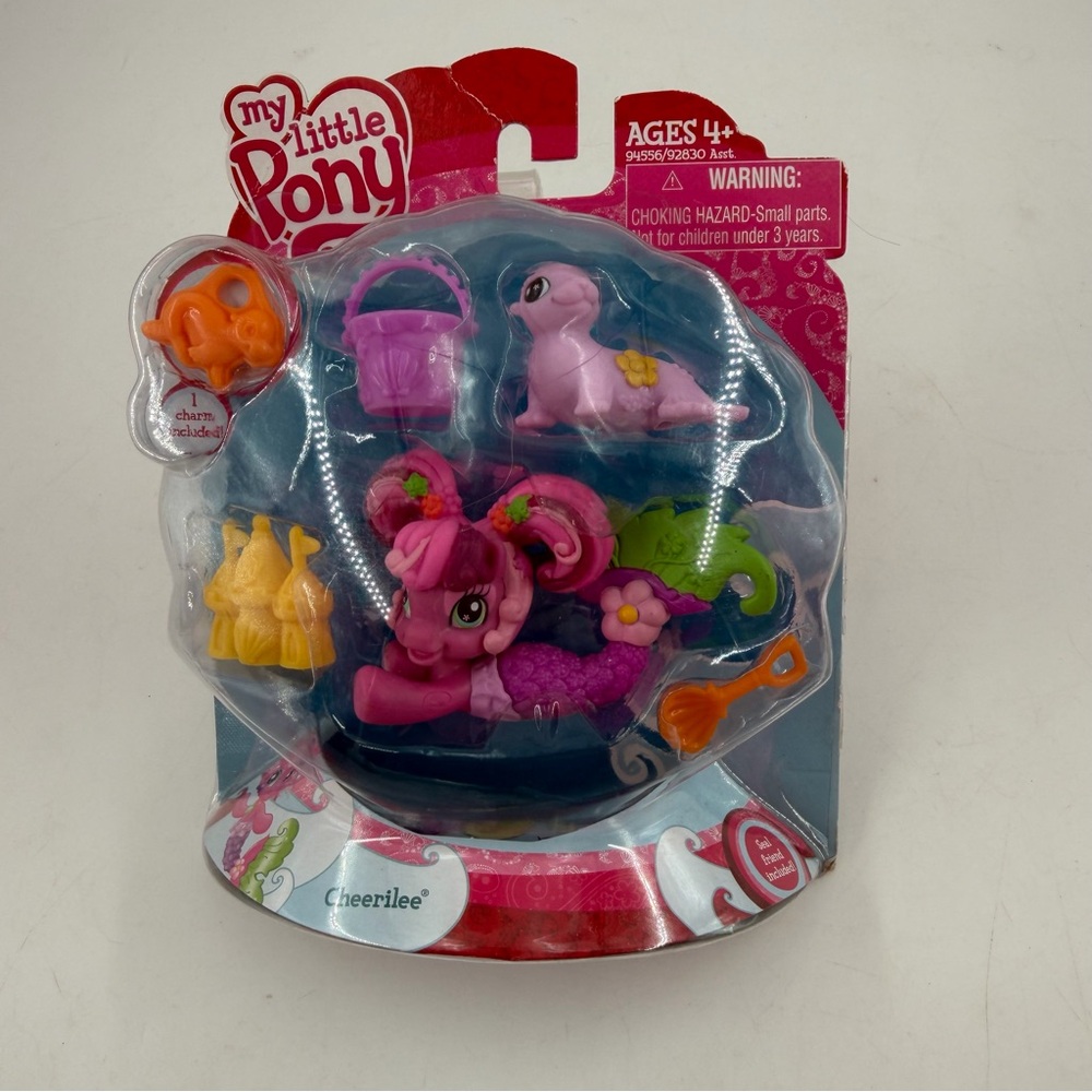 My Little Pony Cheerilee Mermaid Seal Sandcastle Bucket Shovel NWT!